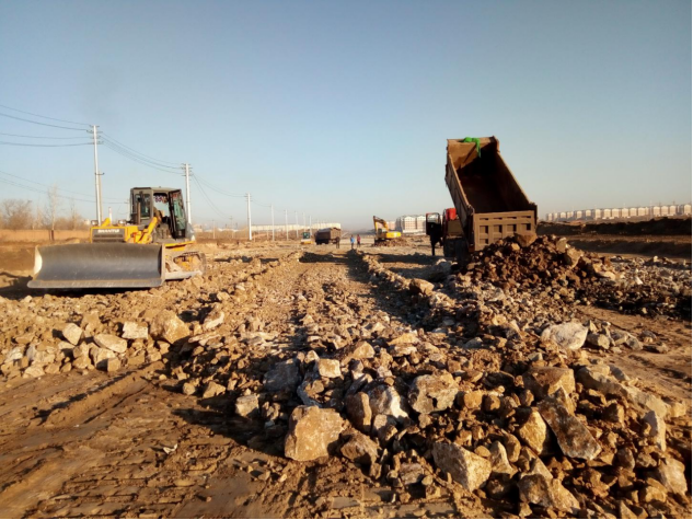 海拉爾區東山組團望城路和規劃四路工程